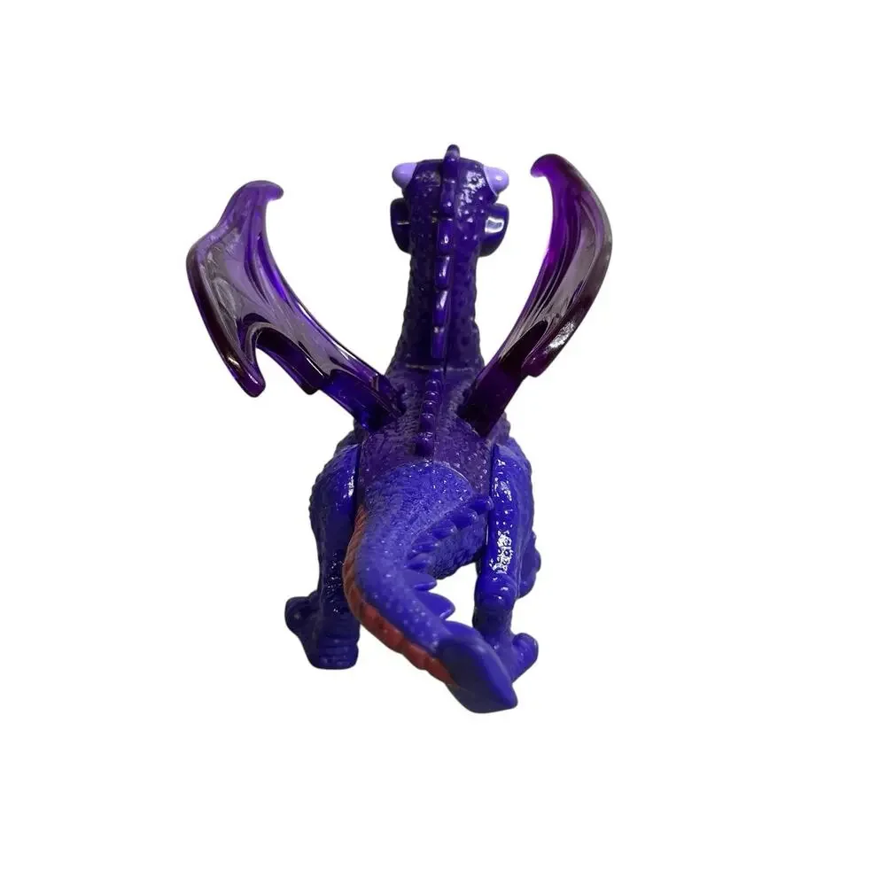 Disney Animal Kingdom Dragon Purple 1998 McDonalds Toy Vintage